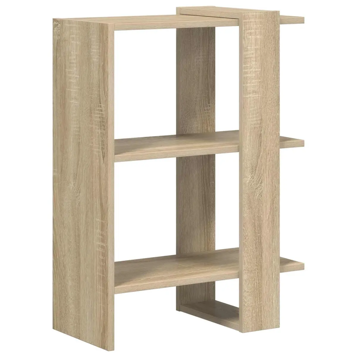 Bookshelf Freestanding Storage Display 52 x 25 x 71.5 cm Brown