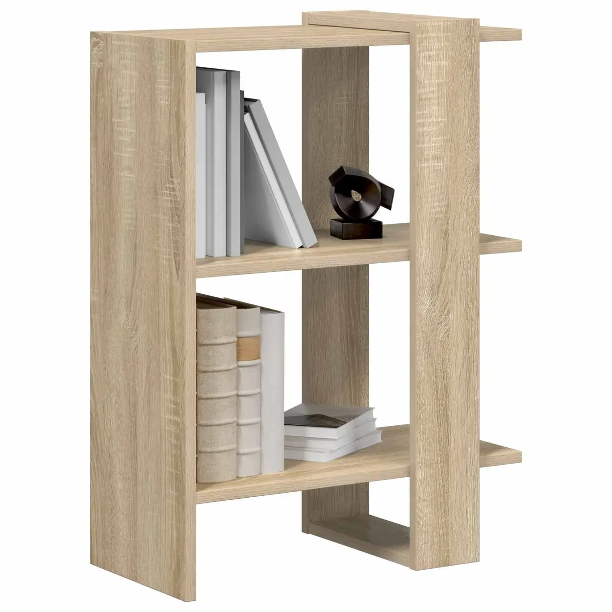 Bookshelf Freestanding Storage Display 52 x 25 x 71.5 cm Brown