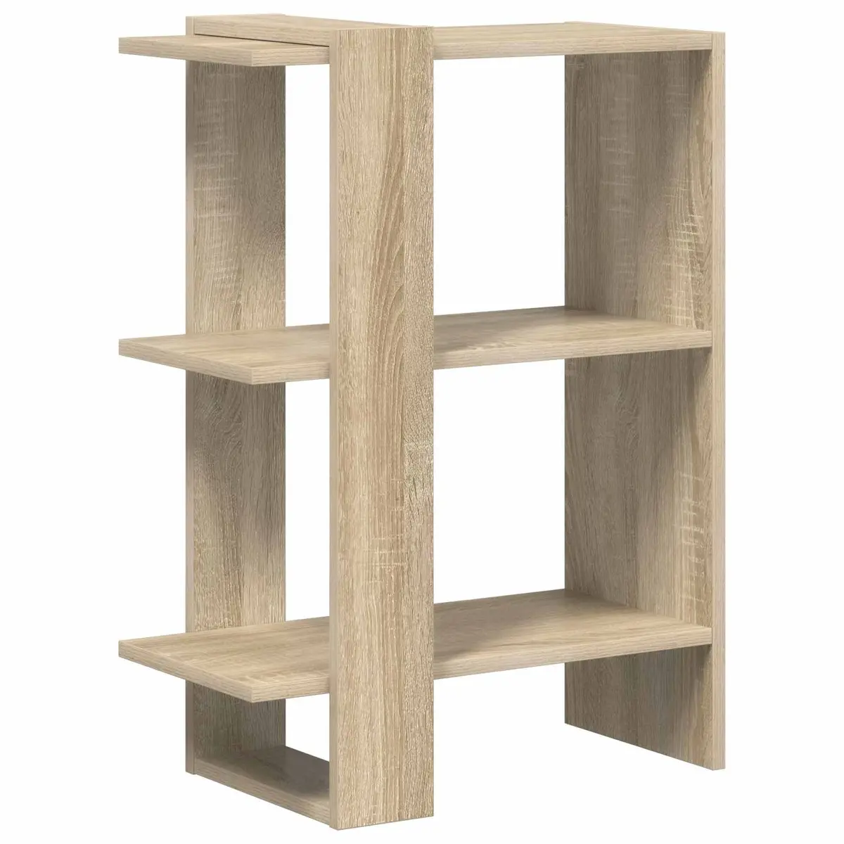Bookshelf Freestanding Storage Display 52 x 25 x 71.5 cm Brown