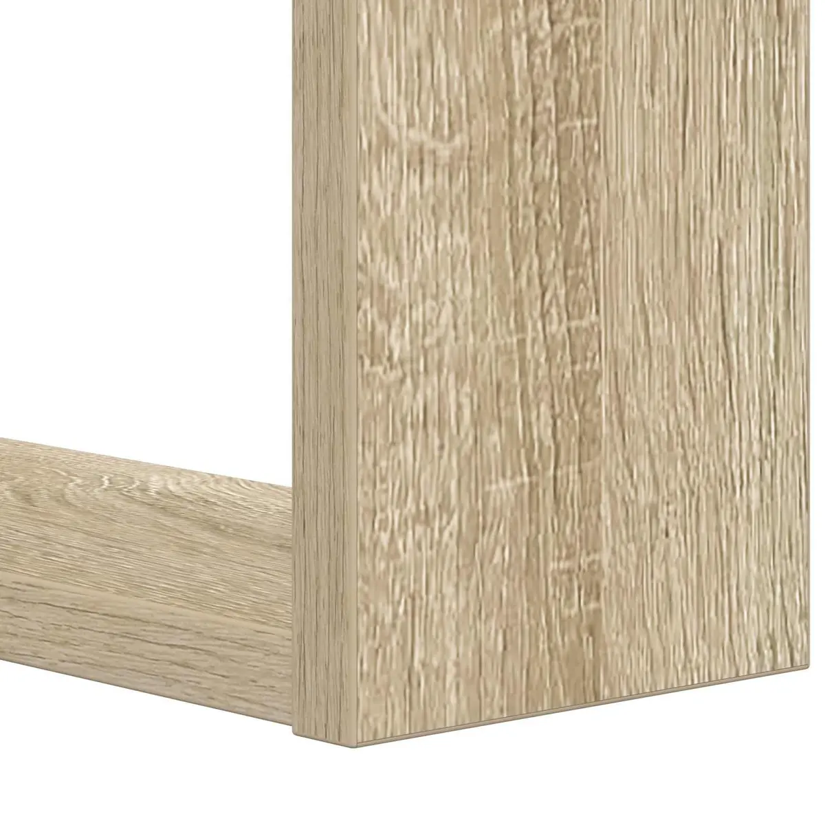 Bookshelf Freestanding Storage Display 52 x 25 x 71.5 cm Brown