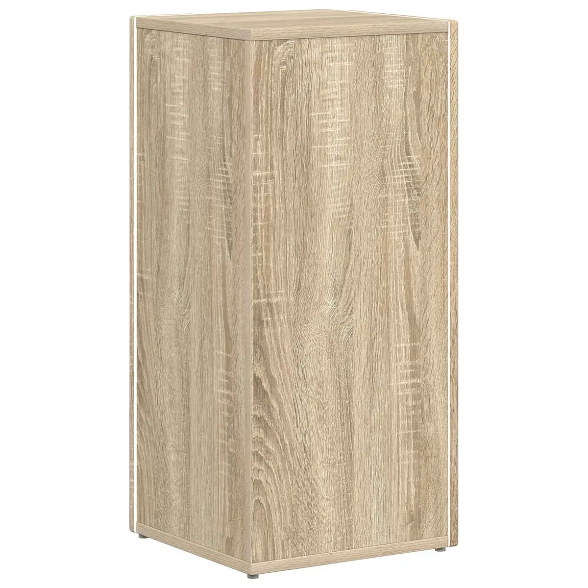 Side Shelf Bookcase Unit in Brown 33x32x70.5cm