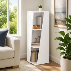 Reliable White Side Shelf Bookcase for Your Home Needs
