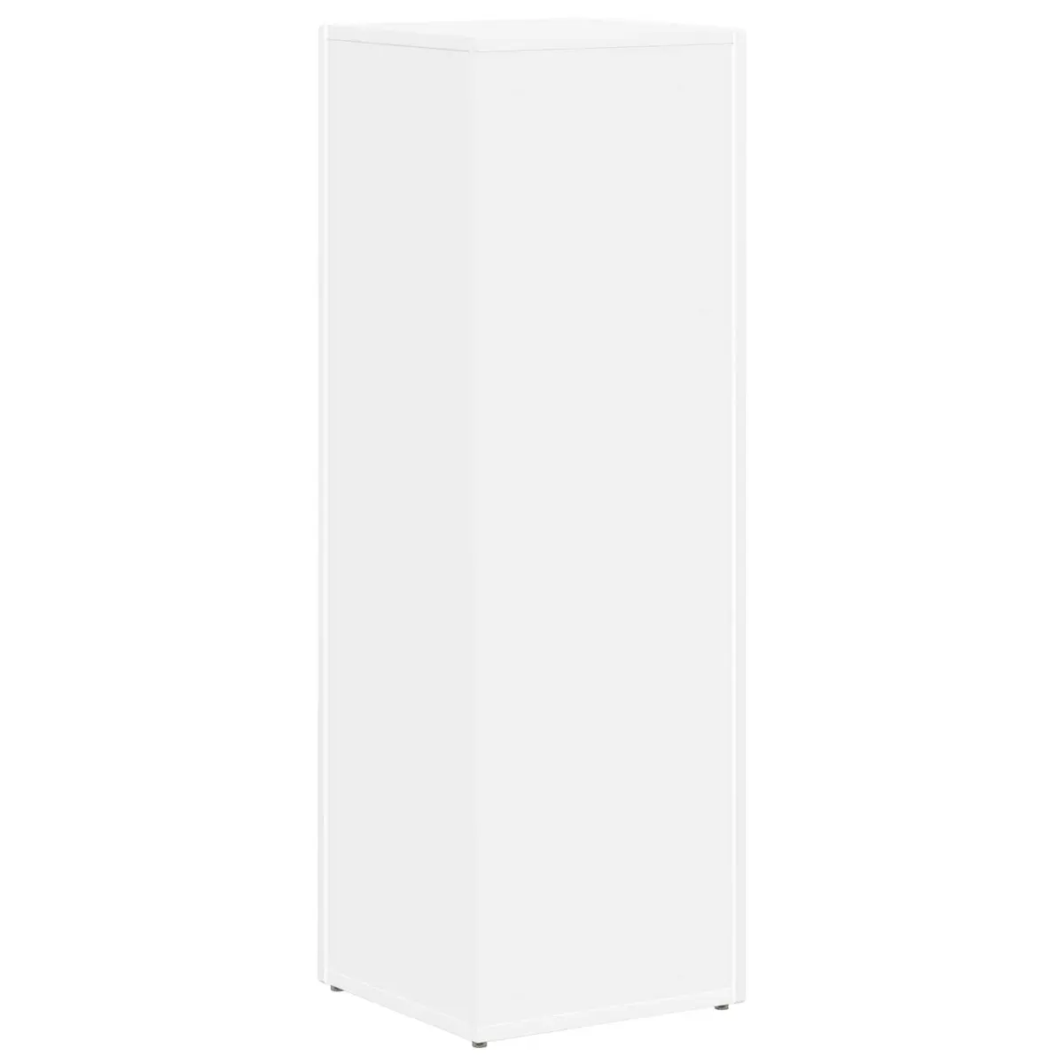 White Side Shelf Standing Bookcase Storage Display Unit Modern Design