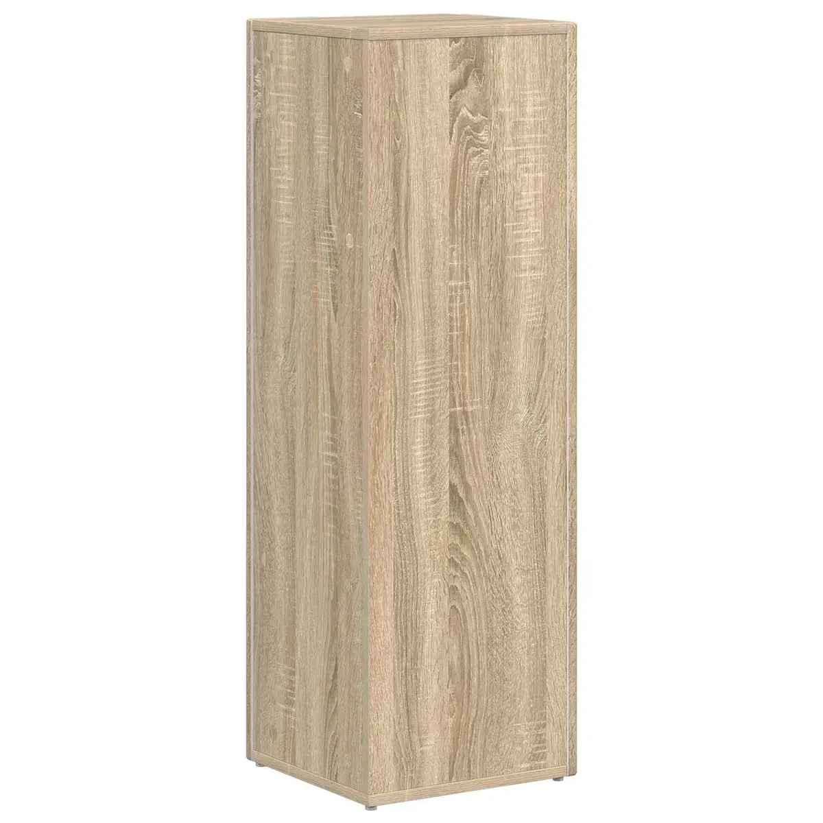 Side Shelf Bookcase Storage Unit Brown Engineered Wood 33 x 32 x 100.5 cm