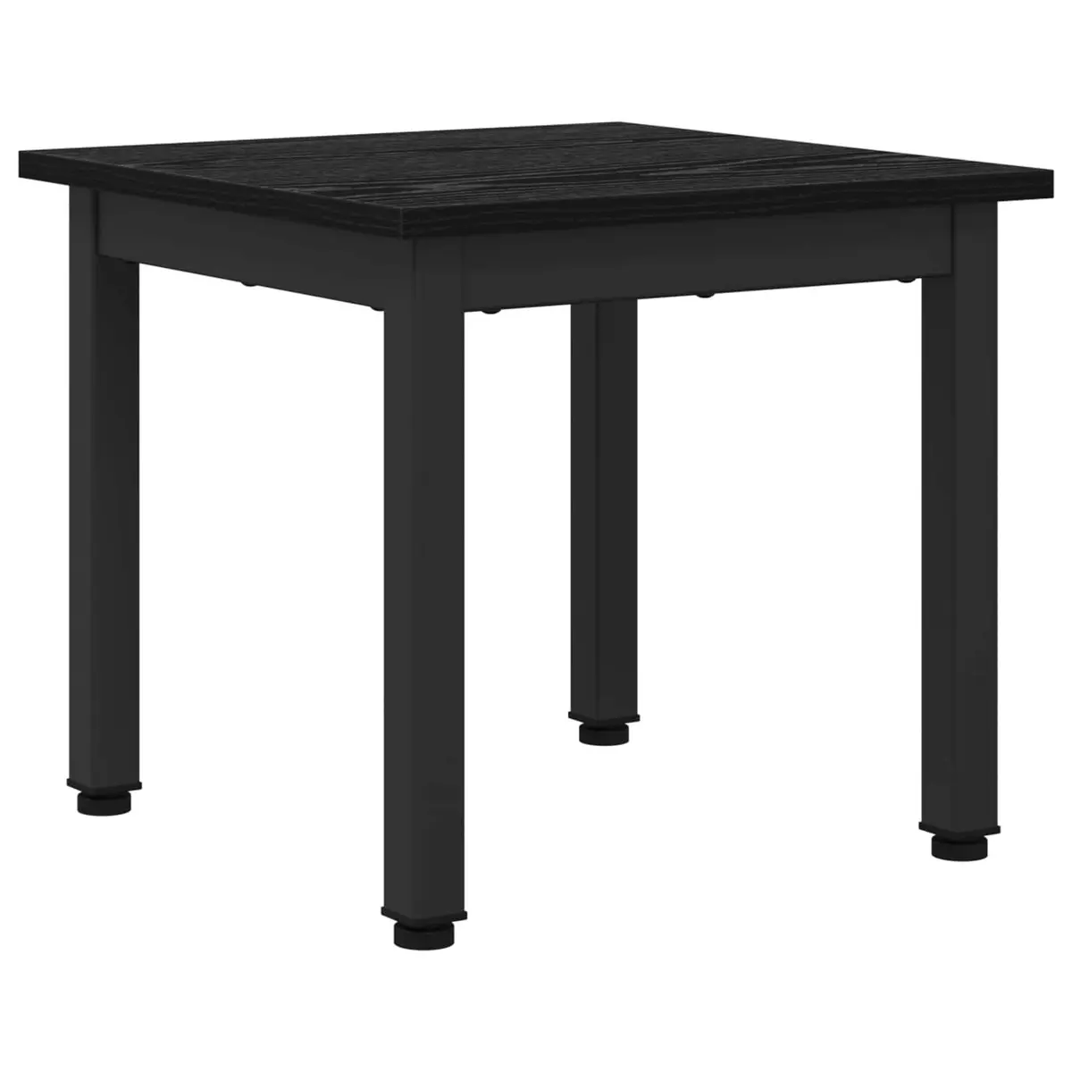 Coffee Table Black Modern Rectangular Living Room Accent Furniture Engineered
