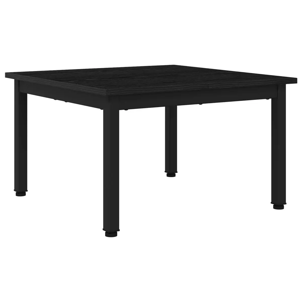 Coffee Table Rectangular Modern Living Room Black 60 x 60 x 36 cm