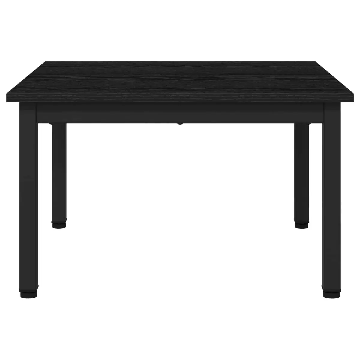 Coffee Table Rectangular Modern Living Room Black 60 x 60 x 36 cm