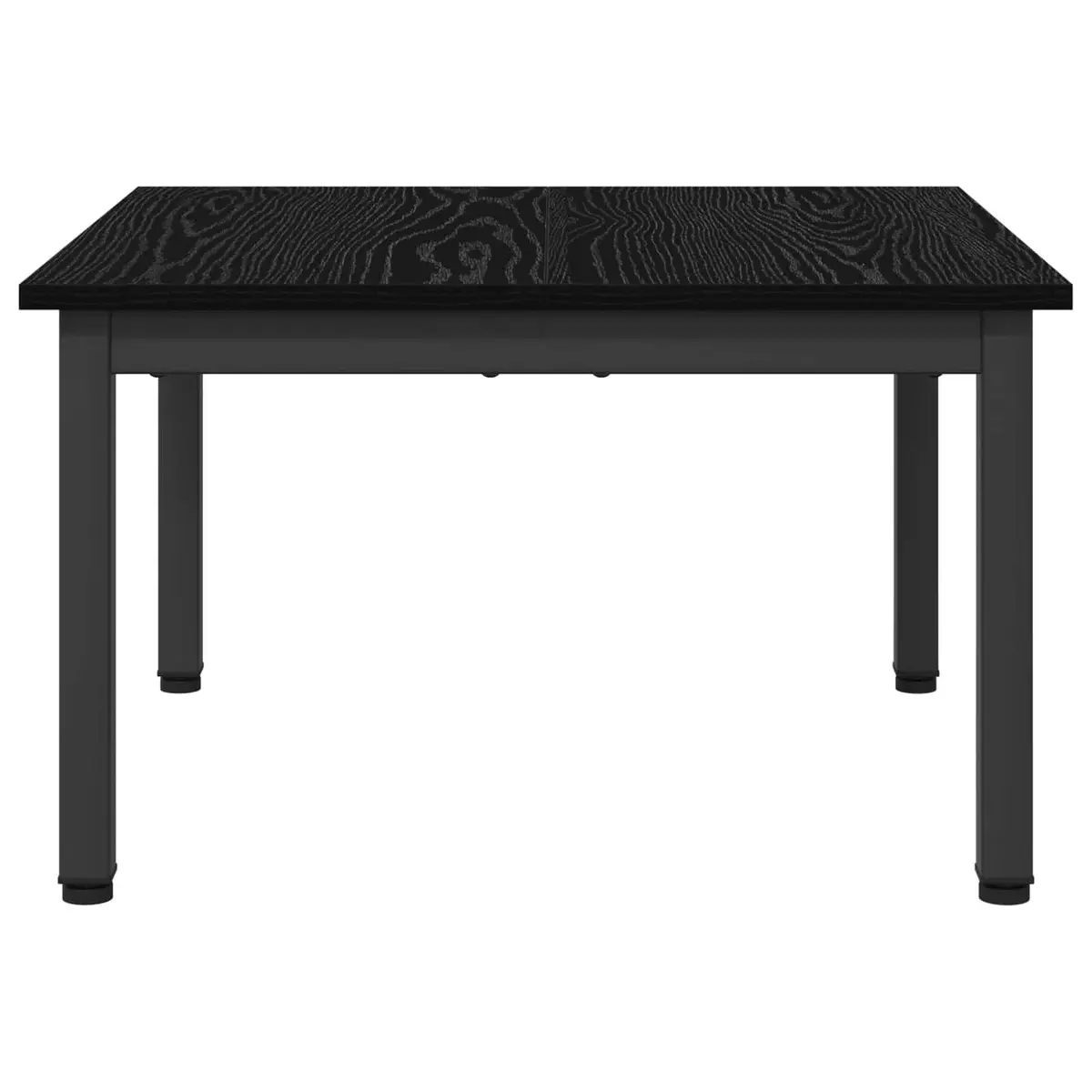 Coffee Table Rectangular Modern Living Room Black 60 x 60 x 36 cm