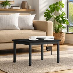 Versatile Black Coffee Table with Practical Design