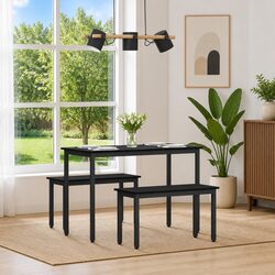 Reliable Black Dining Bench for Comfort and Style