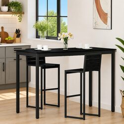 Reliable Black Bar Table with Modern Design