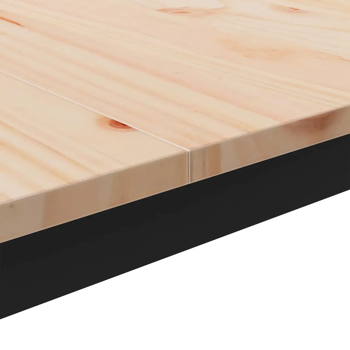 Coffee Table Modern Design Solid Pine Wood Brown 60 x 60 x 36 cm Square