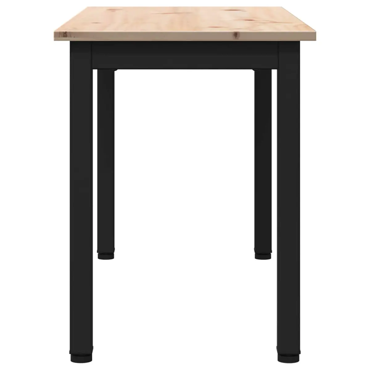 Solid Pine Wood Bench Natural Brown 80x35x45cm Dining Patio Entryway Seating