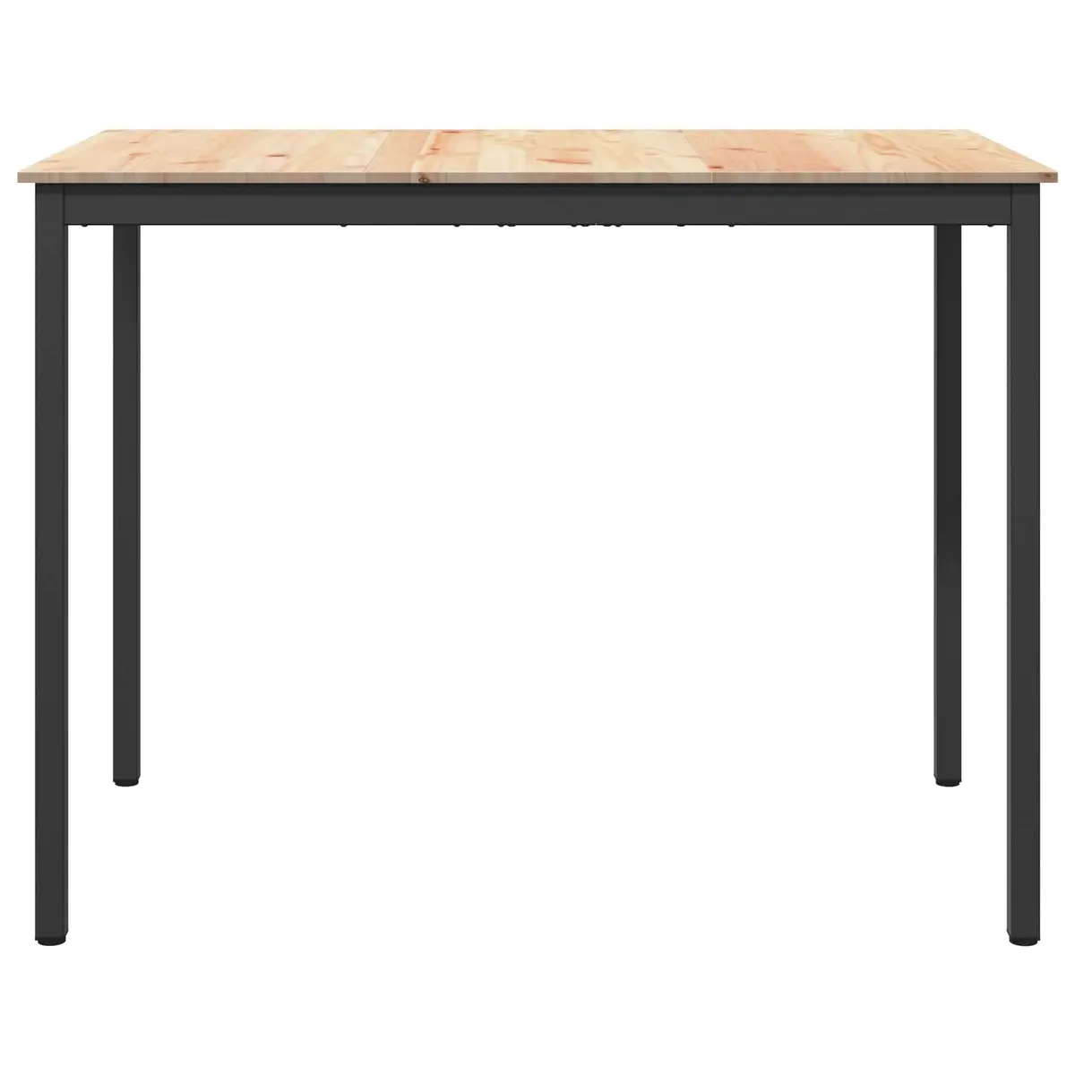 Bar Table Kitchen Dining Room Furniture Solid Pine Wood Natural Brown 140 x 80 x 105 cm