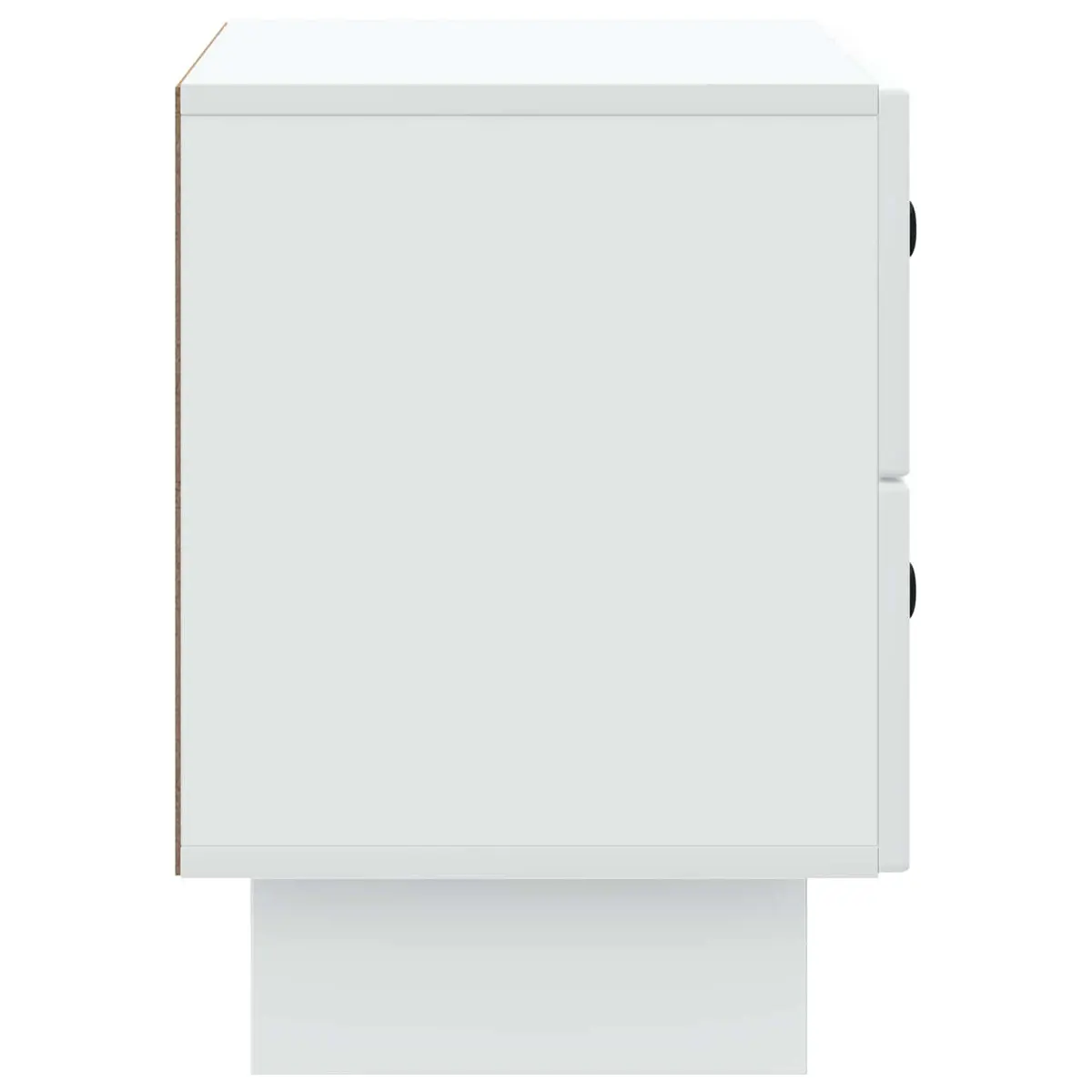 Bedside Cabinet Vintage Modern Storage Table 62cm x 34.5cm x 47.5cm White