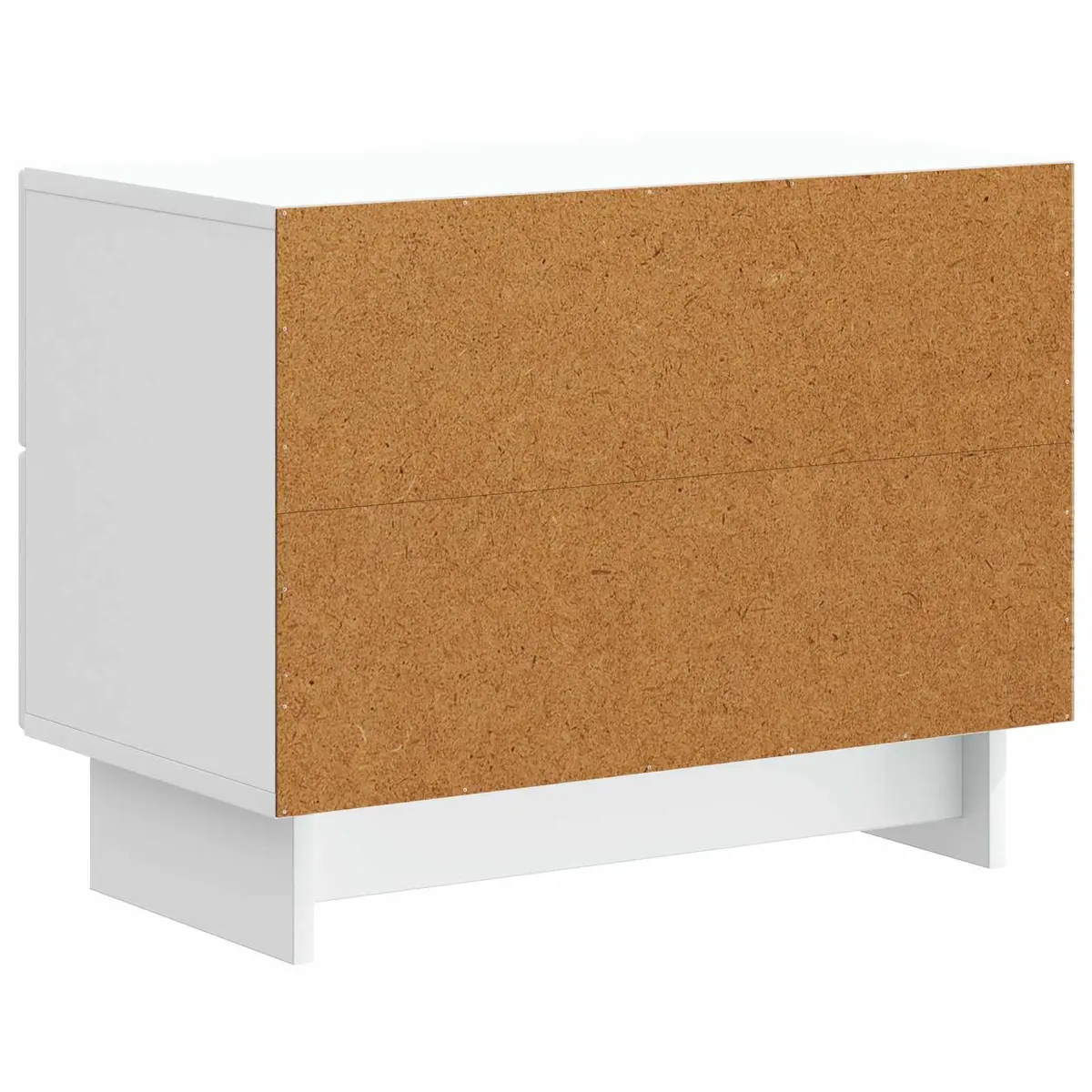 Bedside Cabinet Vintage Modern Storage Table 62cm x 34.5cm x 47.5cm White