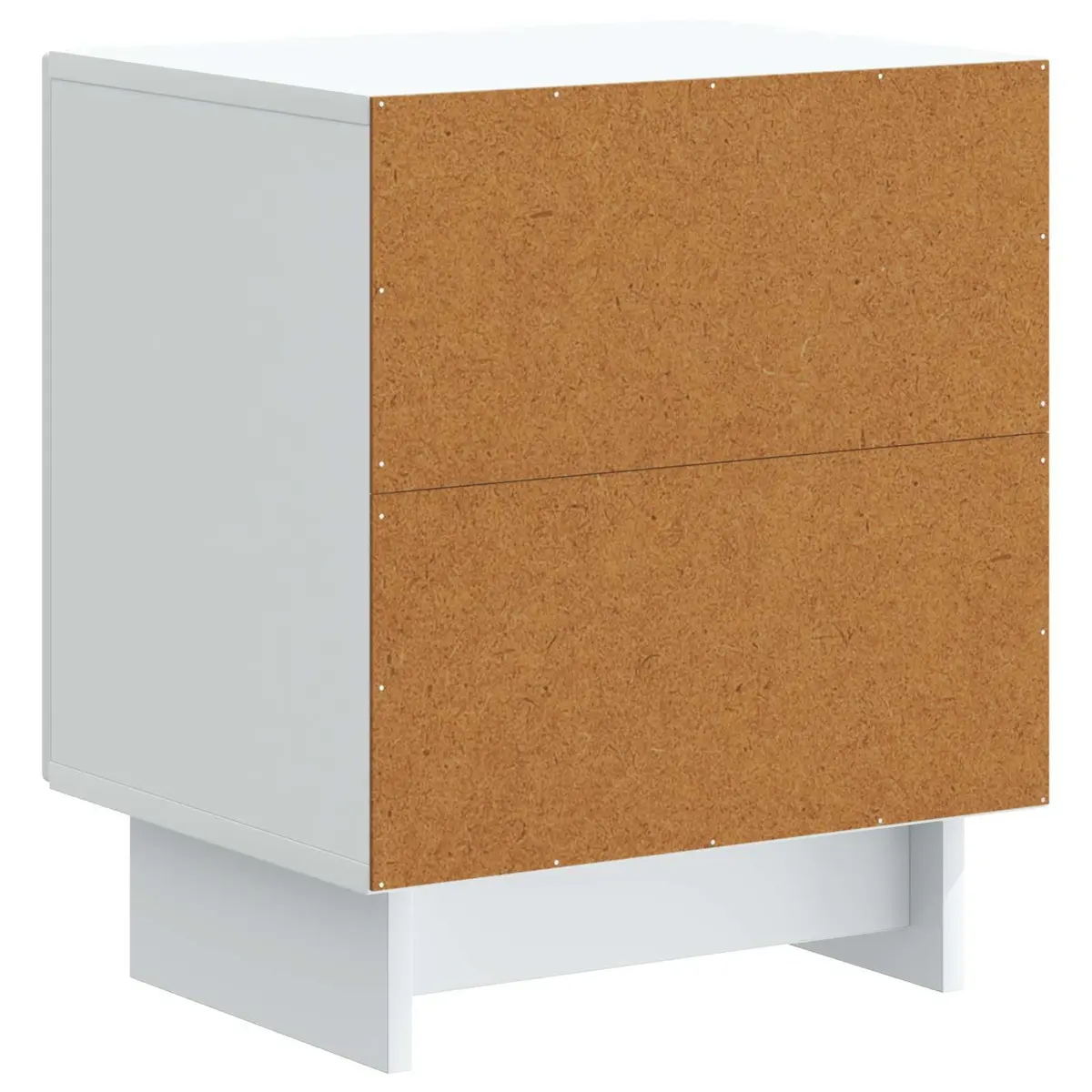 Bedside Cabinet White Modern Storage Nightstand Compact Bedroom Furniture