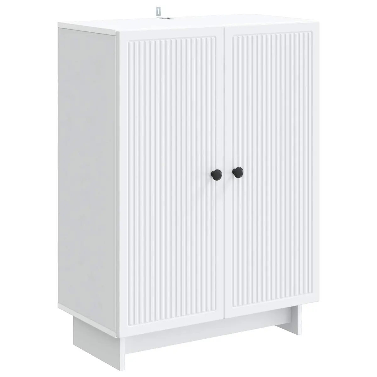 Sideboard White 66 x 34.5 x 90 cm Storage Cabinet Living Room Dining Furniture