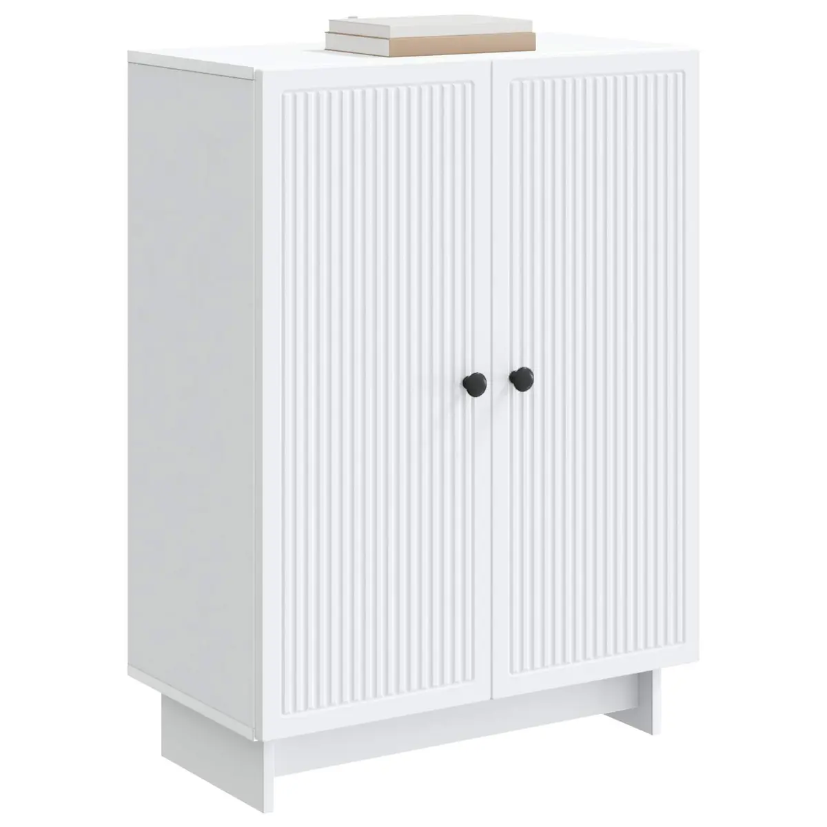 Sideboard White 66 x 34.5 x 90 cm Storage Cabinet Living Room Dining Furniture