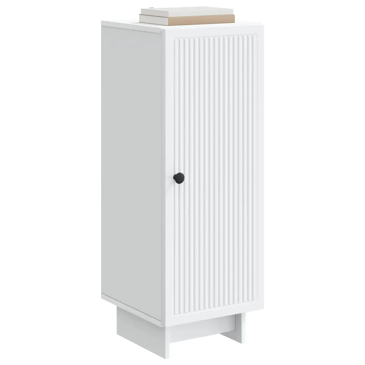 Sideboard White 33 x 34.5 x 90 cm Engineered Wood Storage Cabinet Living Room