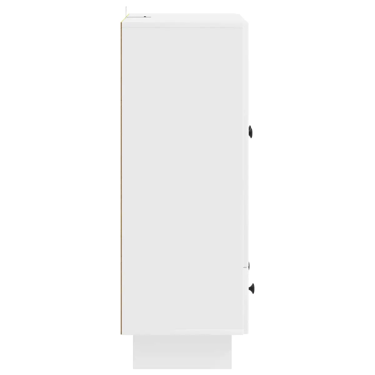 White Sideboard Storage Cabinet with Drawers Doors Engineered Wood Furniture
