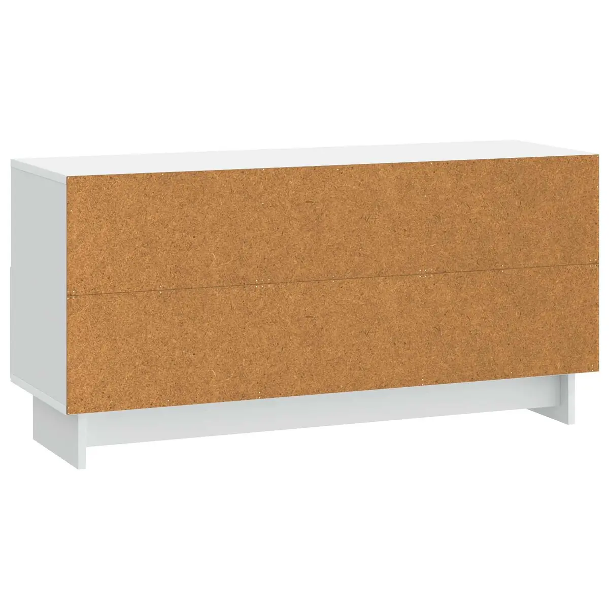 TV Cabinet with Drawer Modern Storage Unit 102cm White