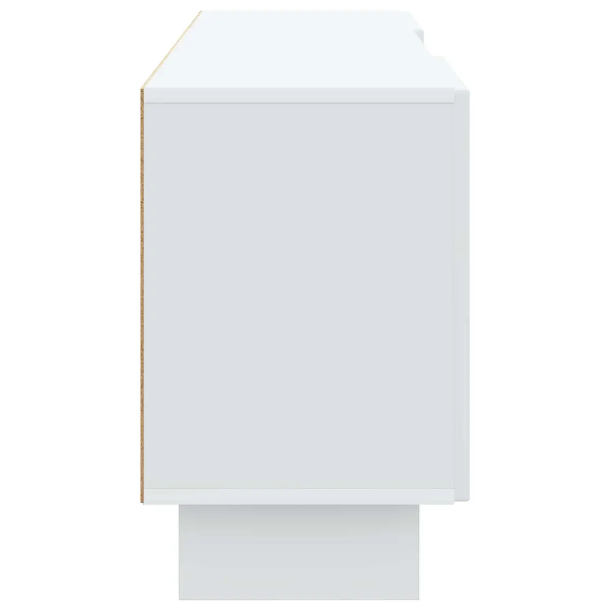 TV Cabinet White 150 x 31 x 50 cm Engineered Wood Modern Vintage Style Storage