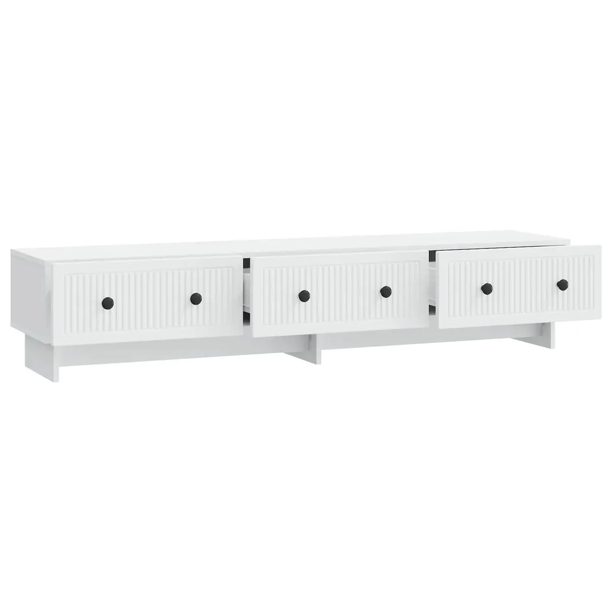 White TV Cabinet with Drawer