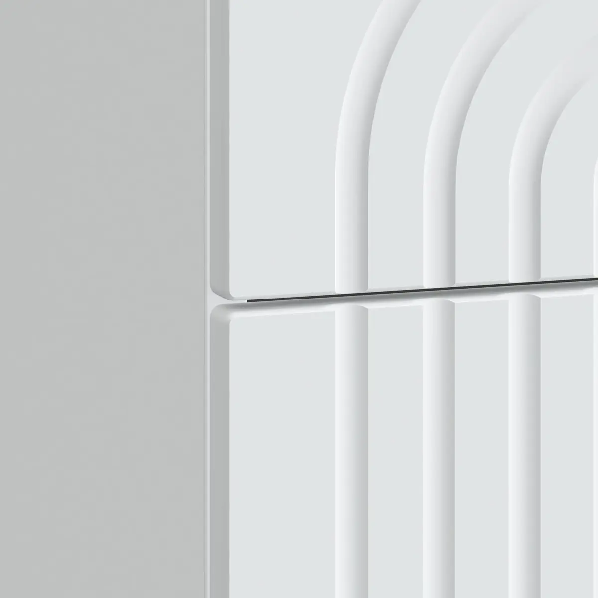 White Bedside Cabinet with Storage Solutions
