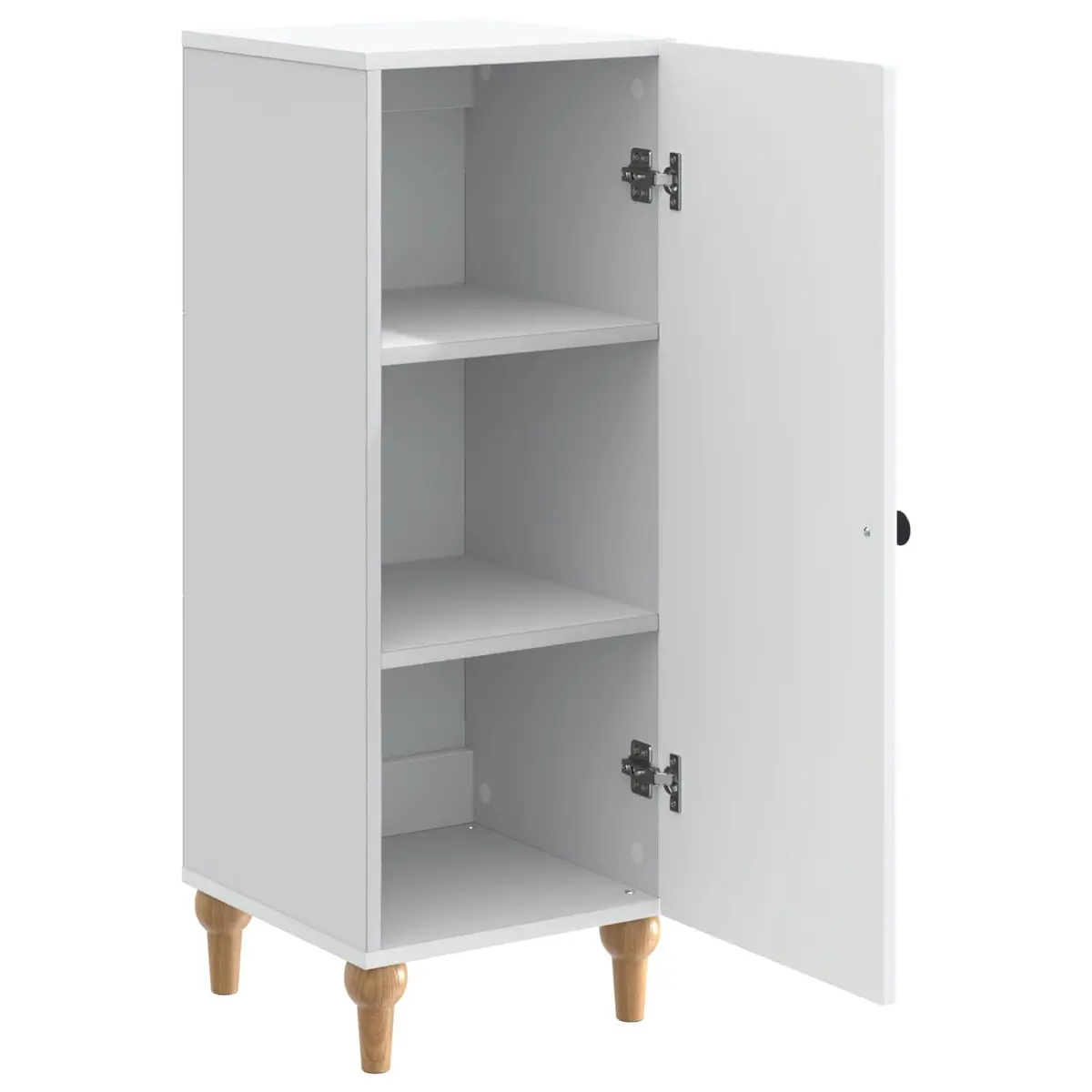 White Sideboard Storage Cabinet Modern Dining Room Buffet Furniture Engineered