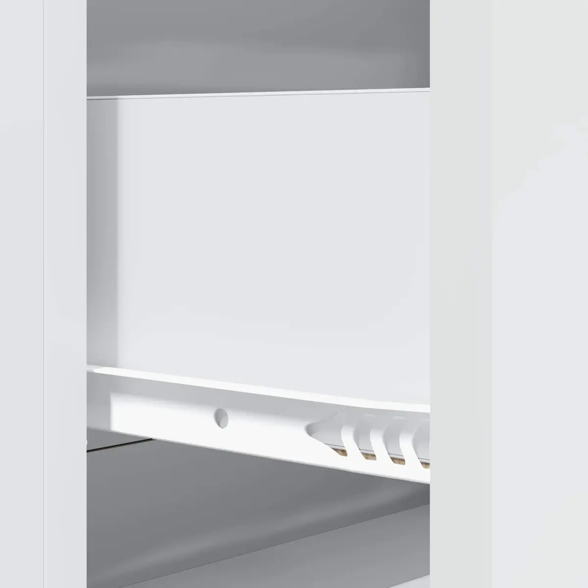 Storage Cabinet Drawer Unit Modern Living Room Furniture 66 x 34.5 x 90 cm White