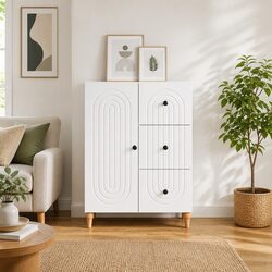 Reliable White Sideboard Storage Cabinet for Every Home