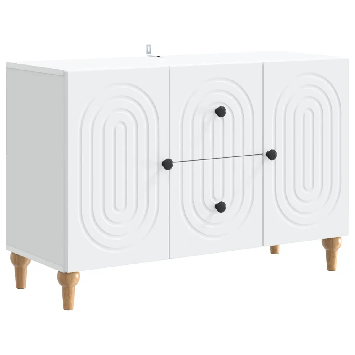 TV Cabinet Modern Storage Unit Engineered Wood 89 x 34.5 x 60 cm White