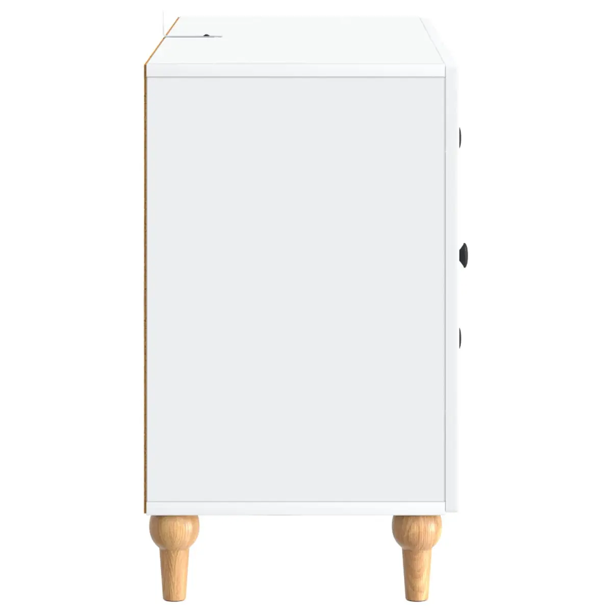 TV Cabinet Modern Storage Unit Engineered Wood 89 x 34.5 x 60 cm White