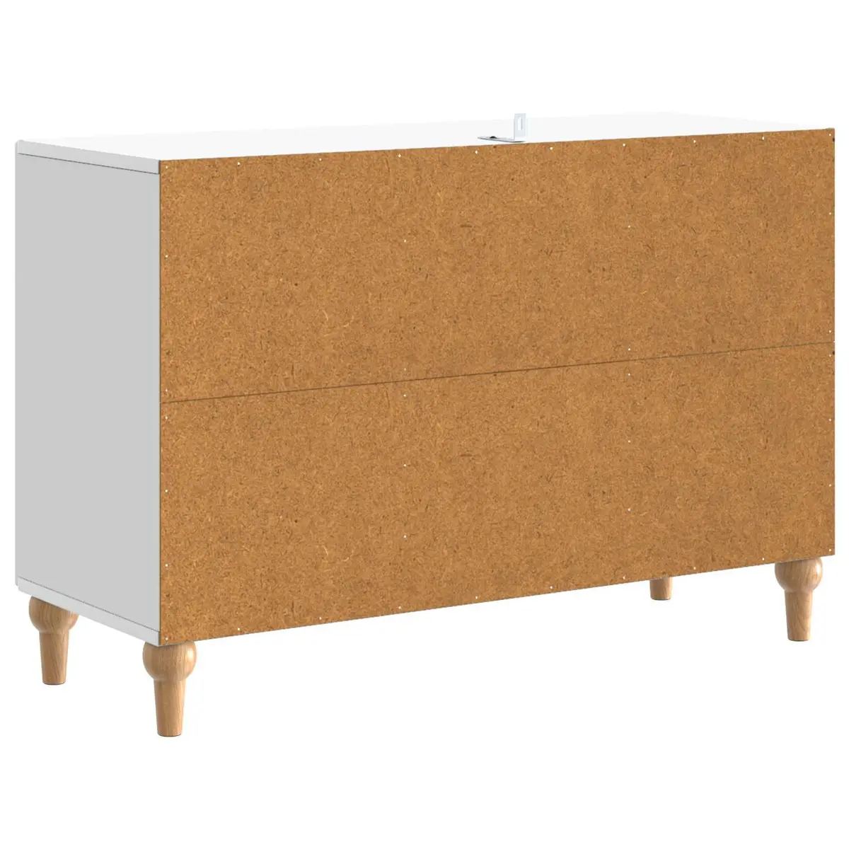 TV Cabinet Modern Storage Unit Engineered Wood 89 x 34.5 x 60 cm White