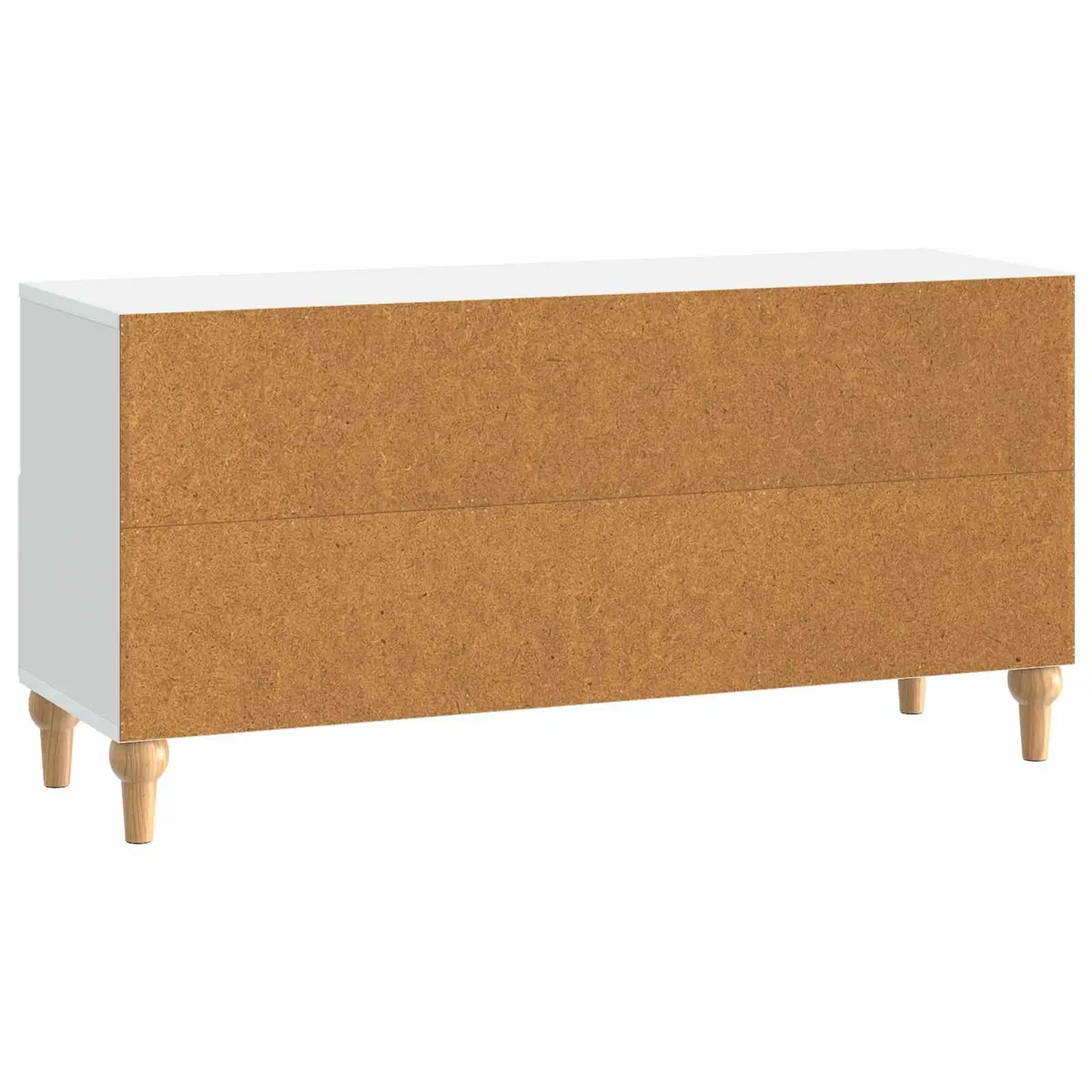TV Cabinet White Modern Storage Unit Living Room Furniture Engineered Wood