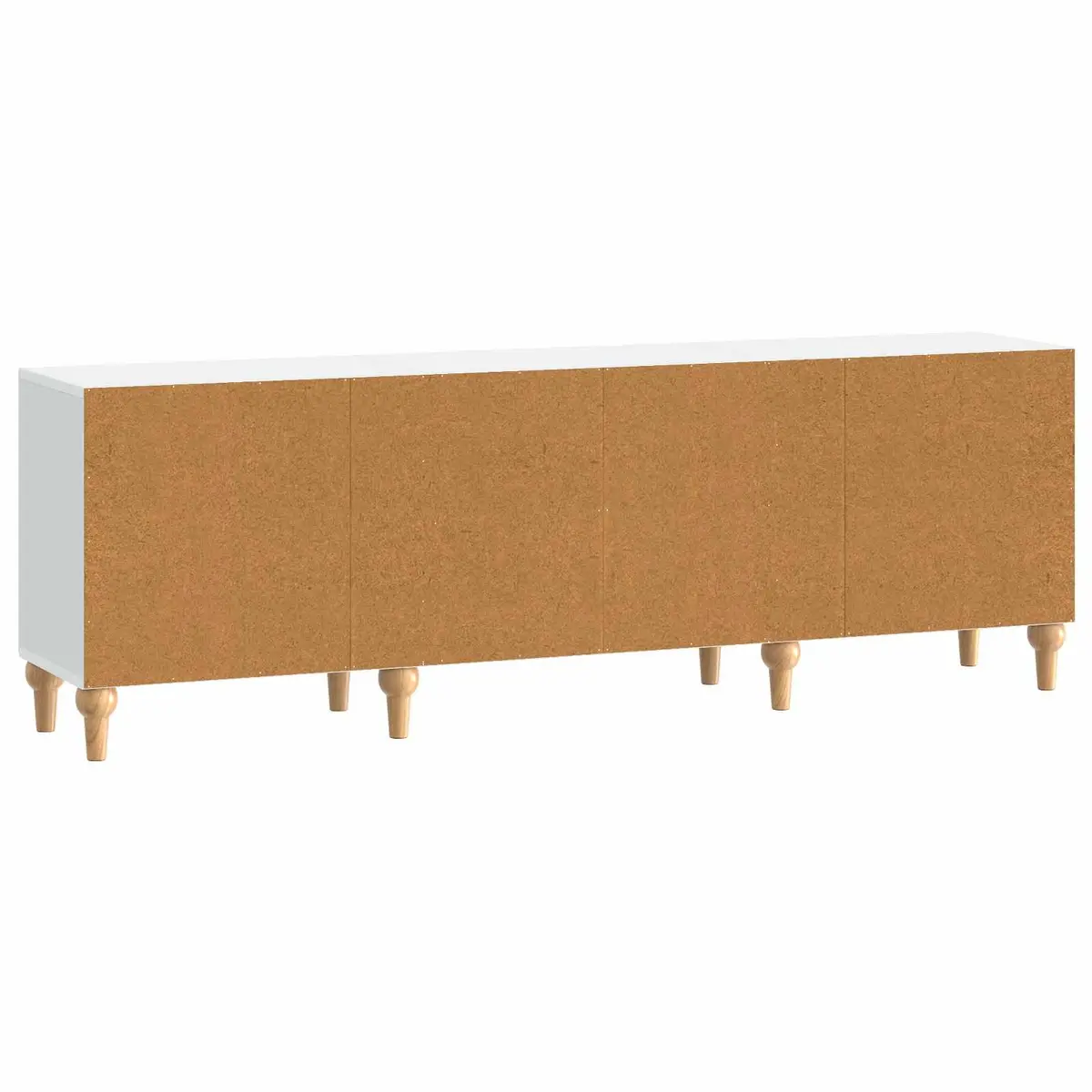 White TV Cabinet with Ample Storage Space