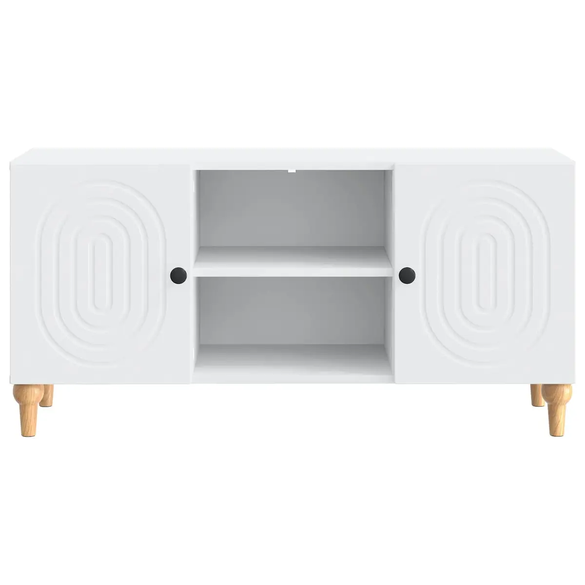 White Media Unit 102x34.5x50cm with Easy Access