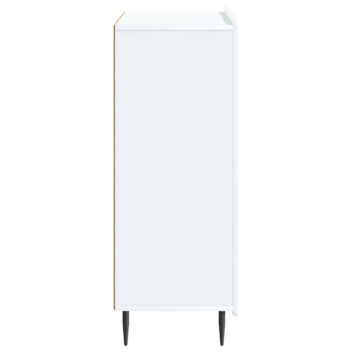 Sideboard White Engineered Wood Storage Cabinet 66 x 34.5 x 92 cm Living Room