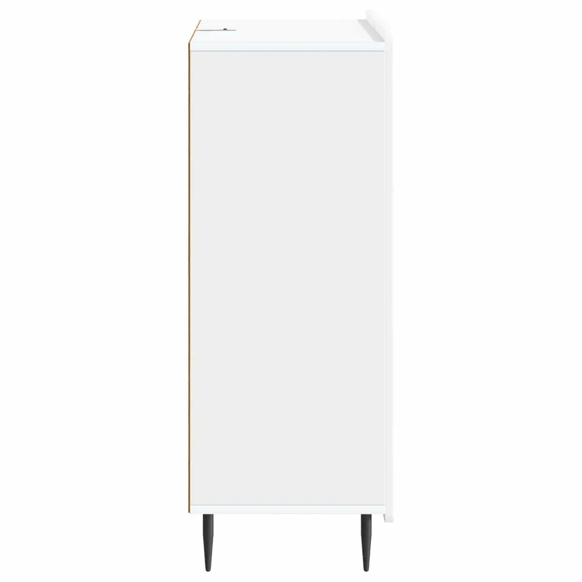 Sideboard Storage Cabinet White 66 x 34.5 x 91.5 cm for Dining Living Room Furniture