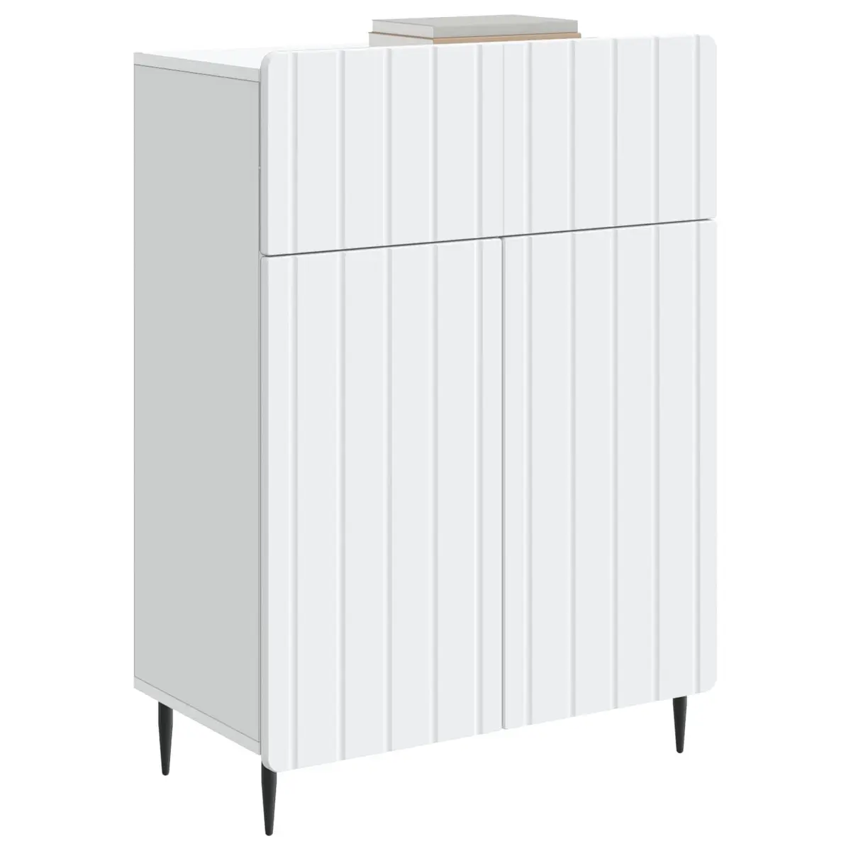Sideboard Modern Storage Cabinet 66 x 34.5 x 92 cm White