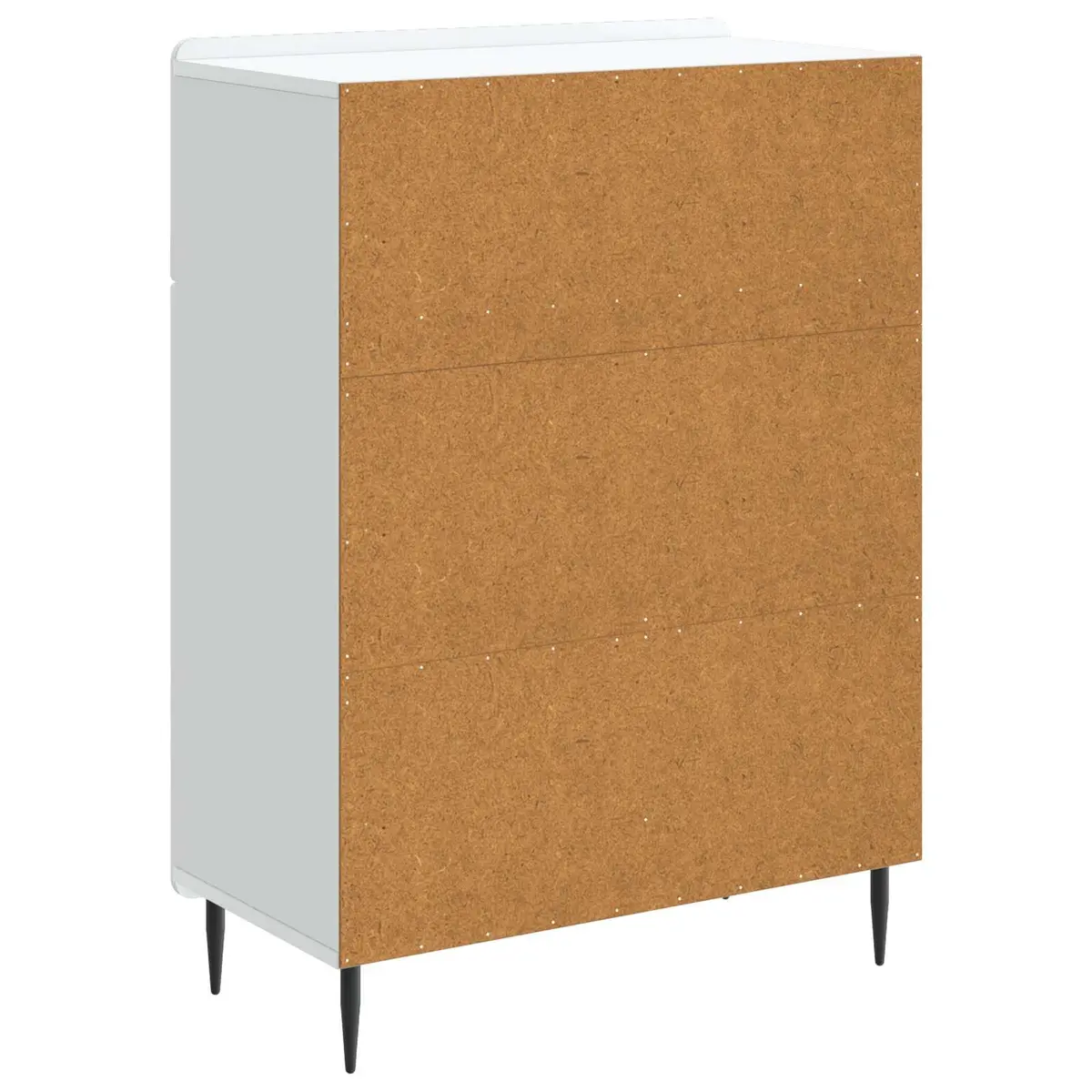 Sideboard Modern Storage Cabinet 66 x 34.5 x 92 cm White
