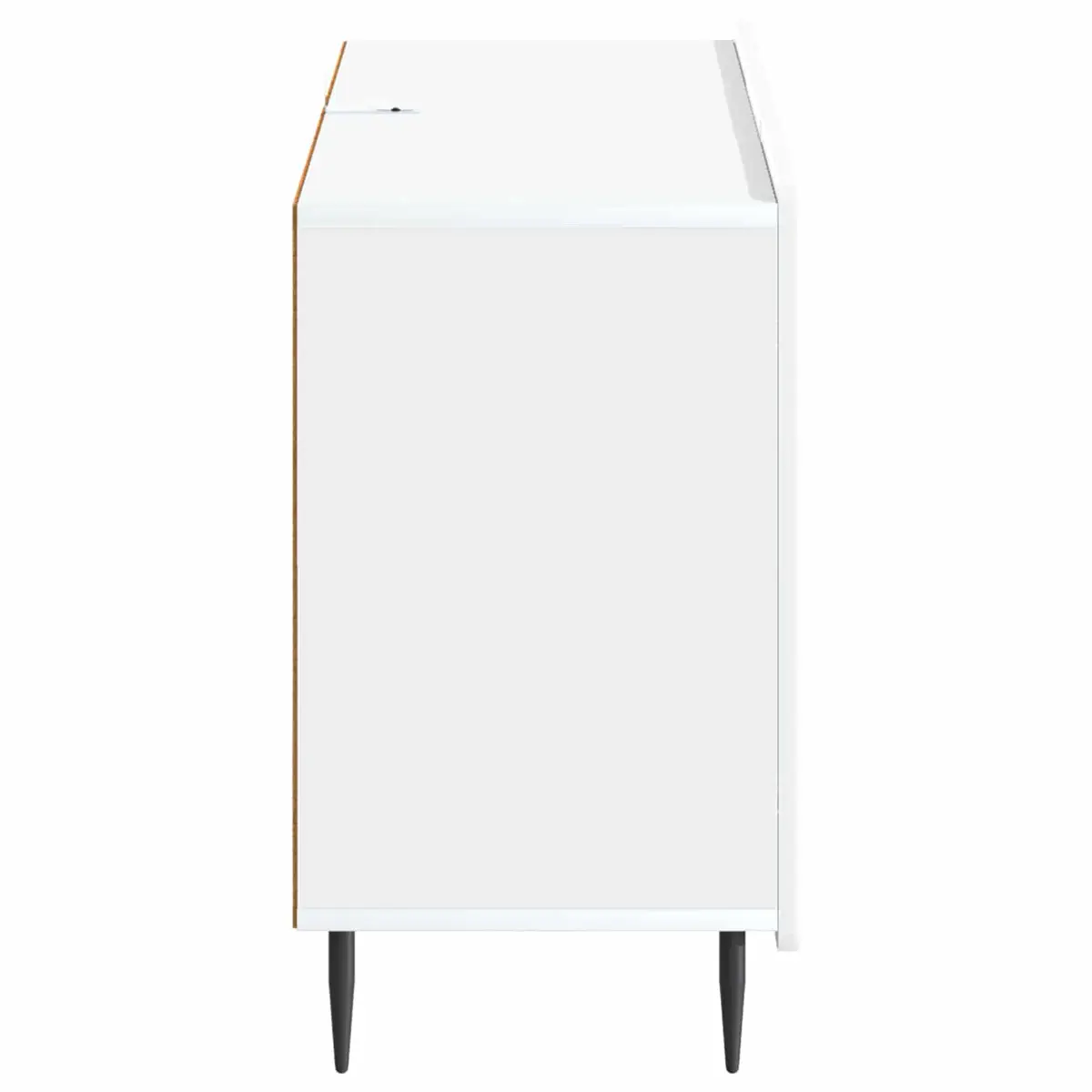 Sideboard Modern Storage Cabinet 89cm White Engineered Wood Dining Buffet