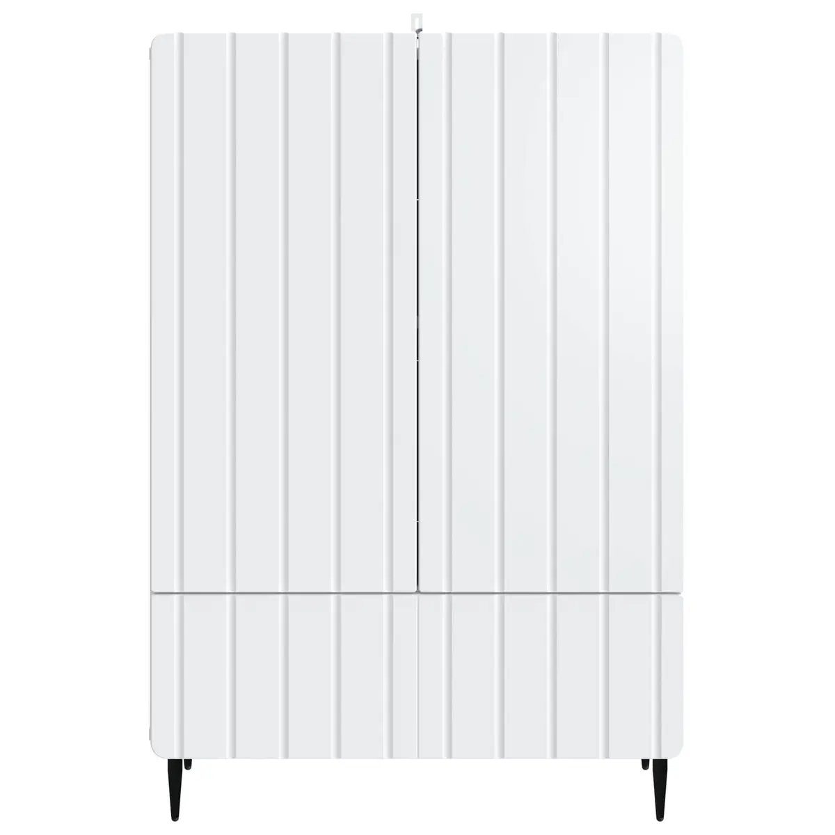 Sideboard Storage Cabinet Modern Engineered Wood 66x34.5x97cm White