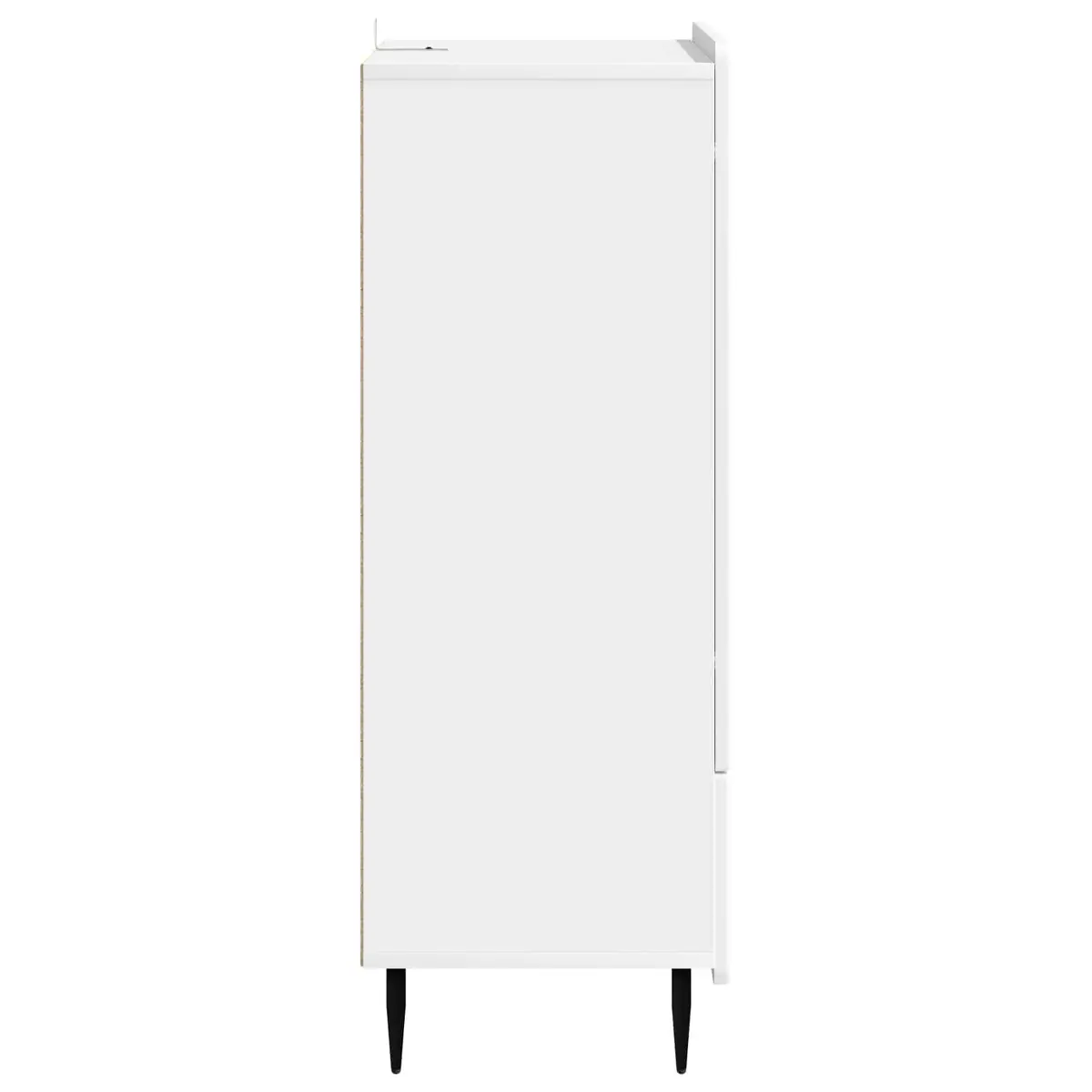 Sideboard Storage Cabinet Modern Engineered Wood 66x34.5x97cm White