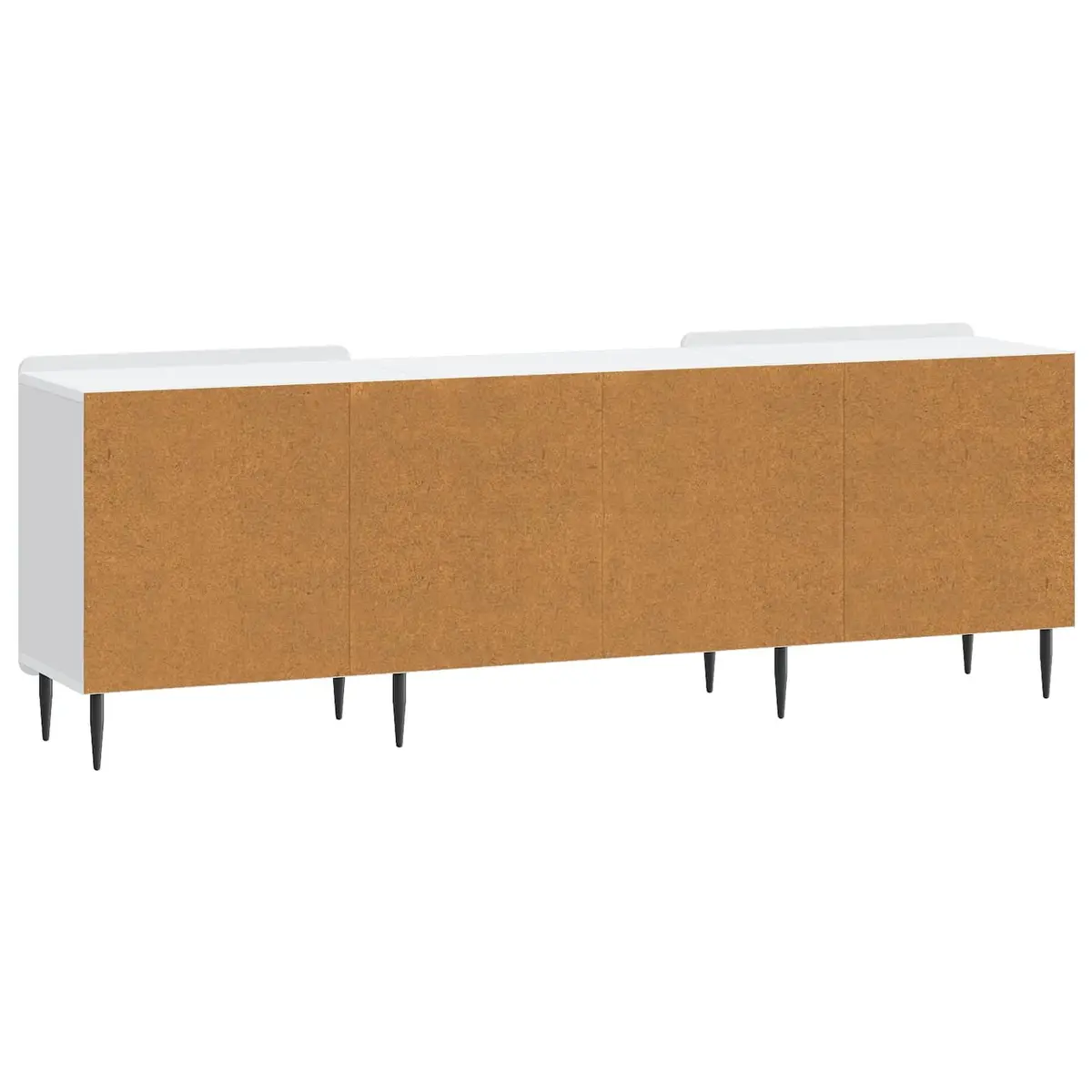 TV Cabinet White Modern Entertainment Unit Storage 150 x 31 x 52 cm Engineered