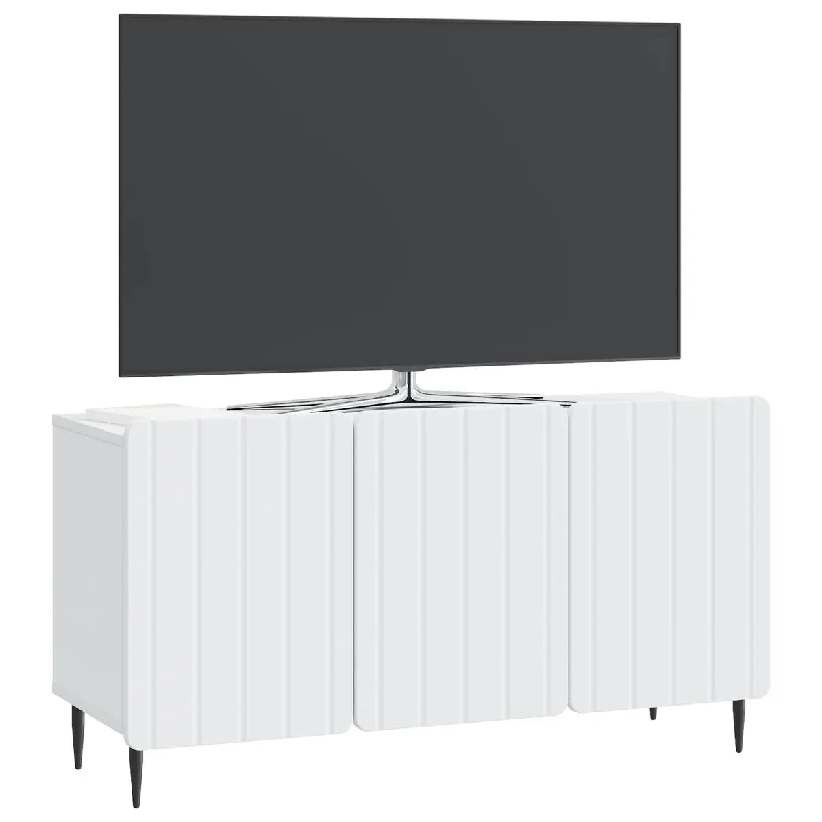 White Modern TV Cabinet for Smart Storage Solutions