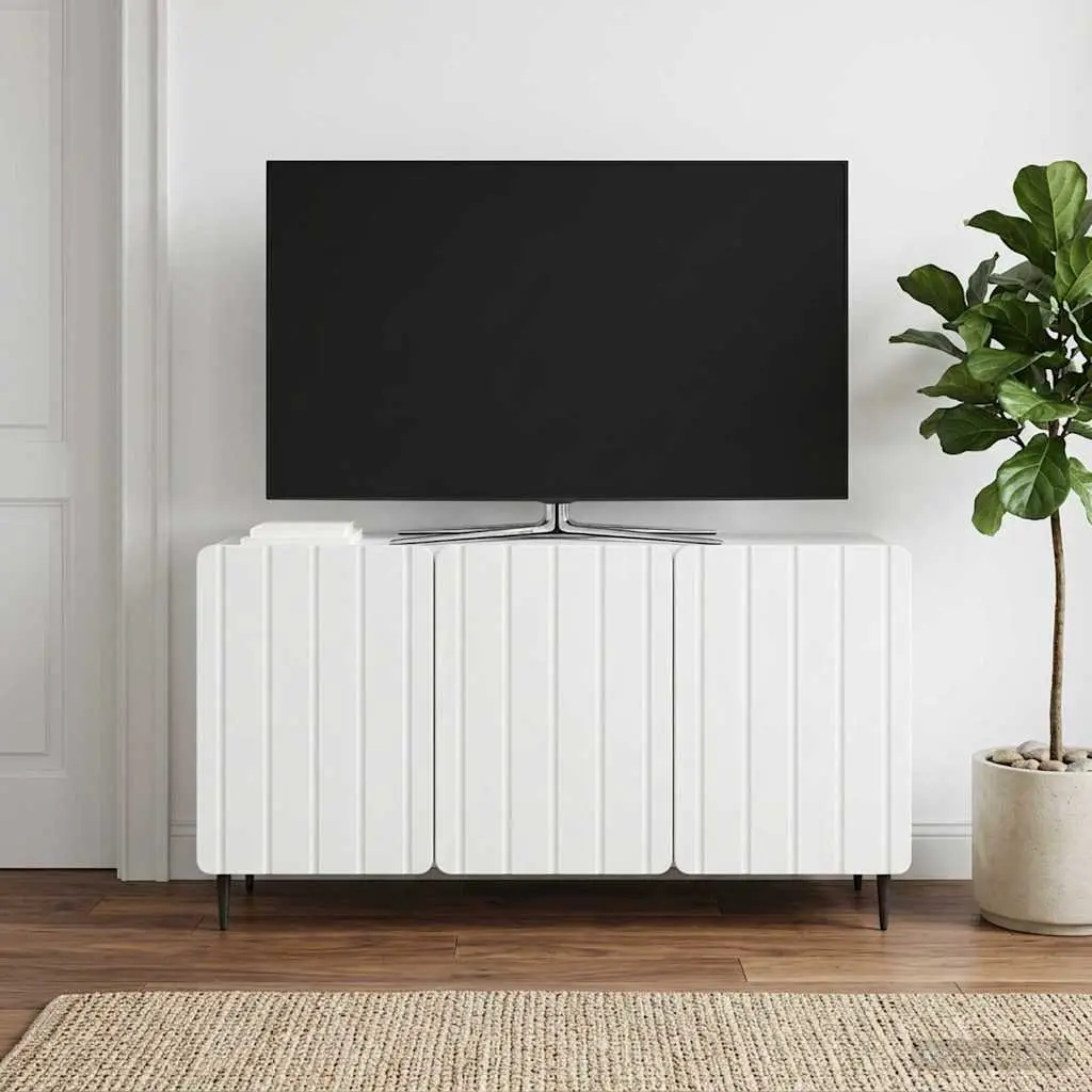 White Modern TV Cabinet for Smart Storage Solutions