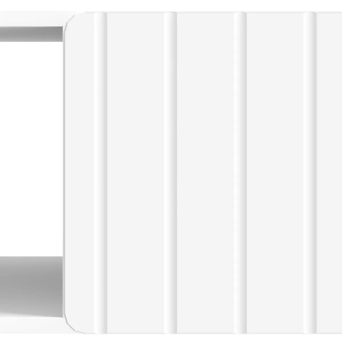 Coffee Table Modern Rectangular Living Room Storage Space White 90 x 50 x 40 cm