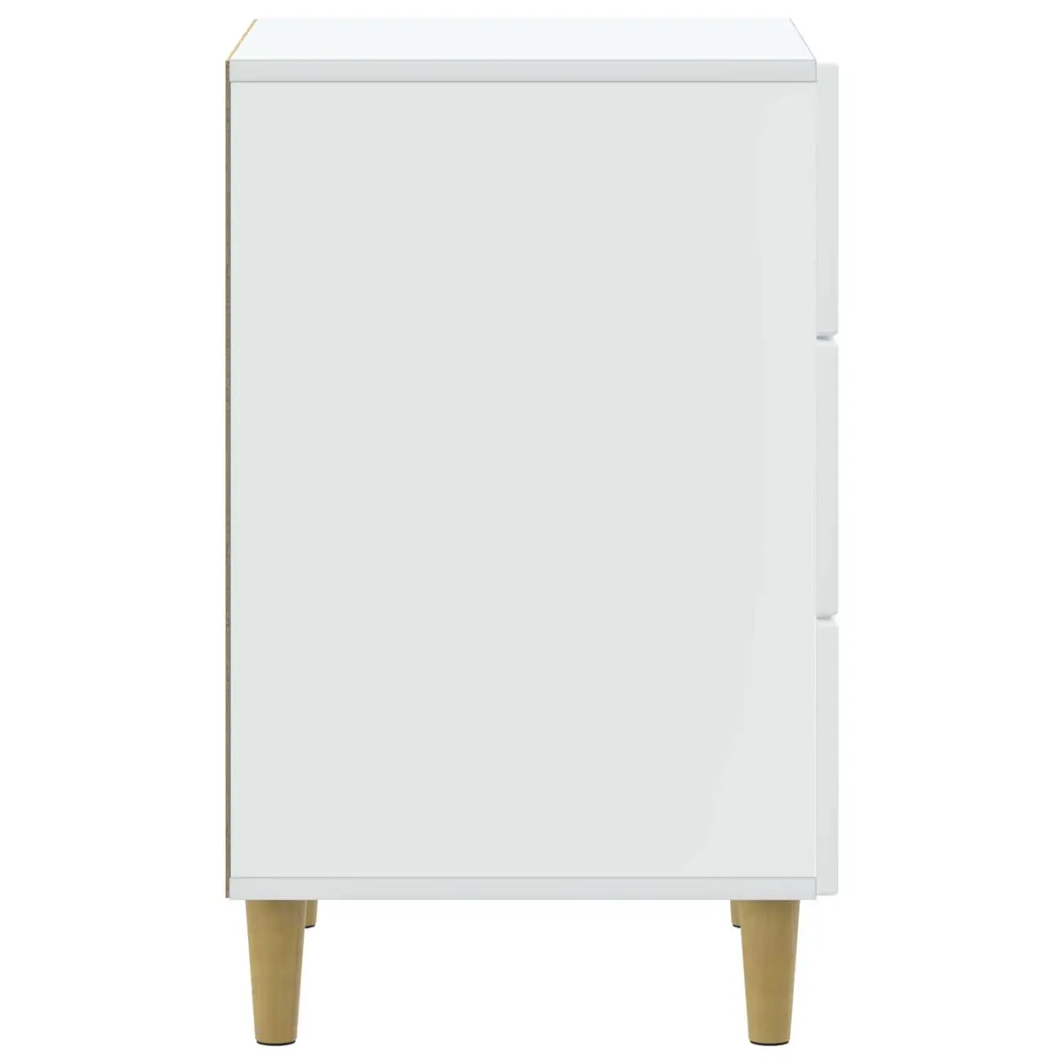 White Bedside Table with Drawer for Easy Organization